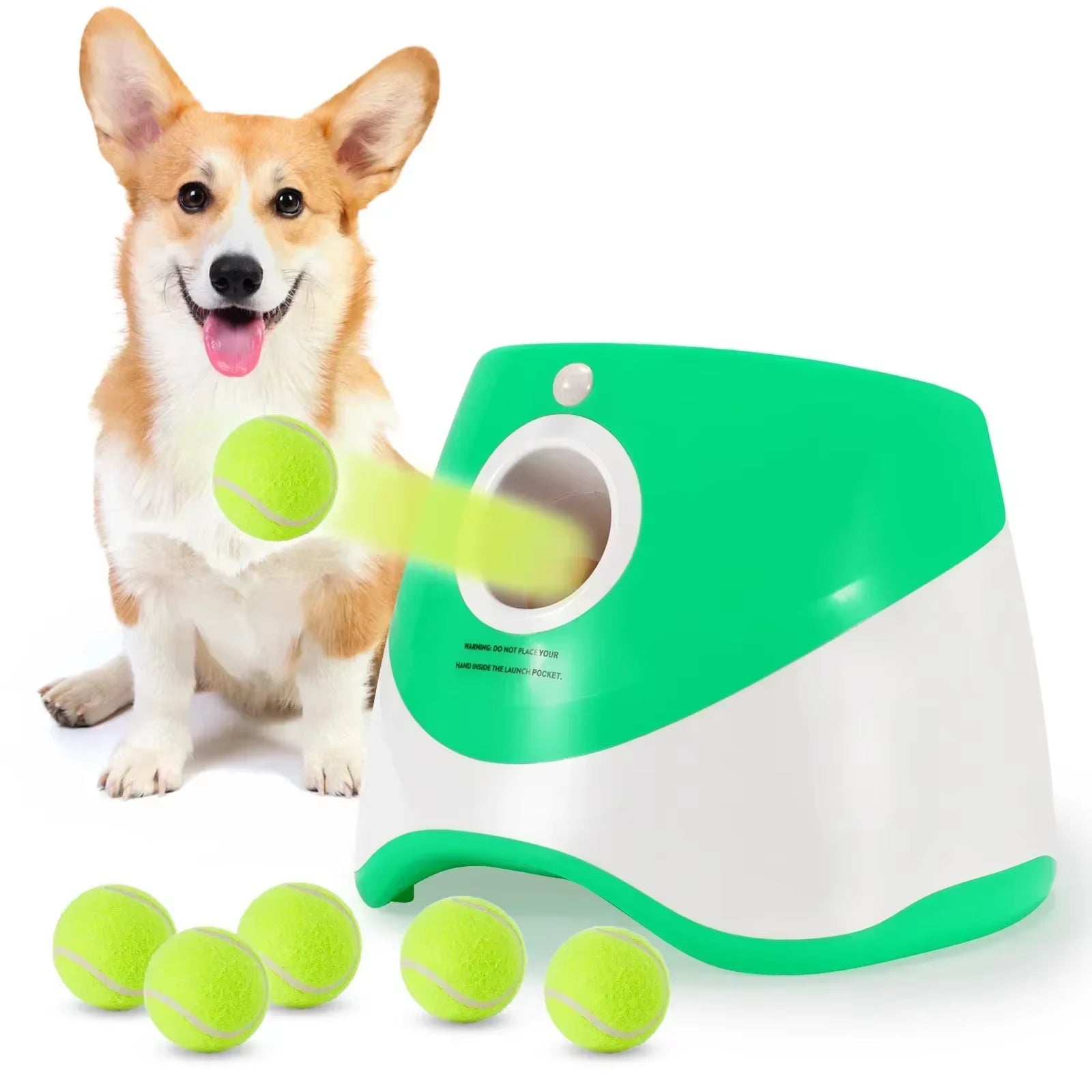 Revolutionary Automatic Dog Ball Launcher - Keep Your Pup Active and Engaged with Our Tennis Ball Catapult!