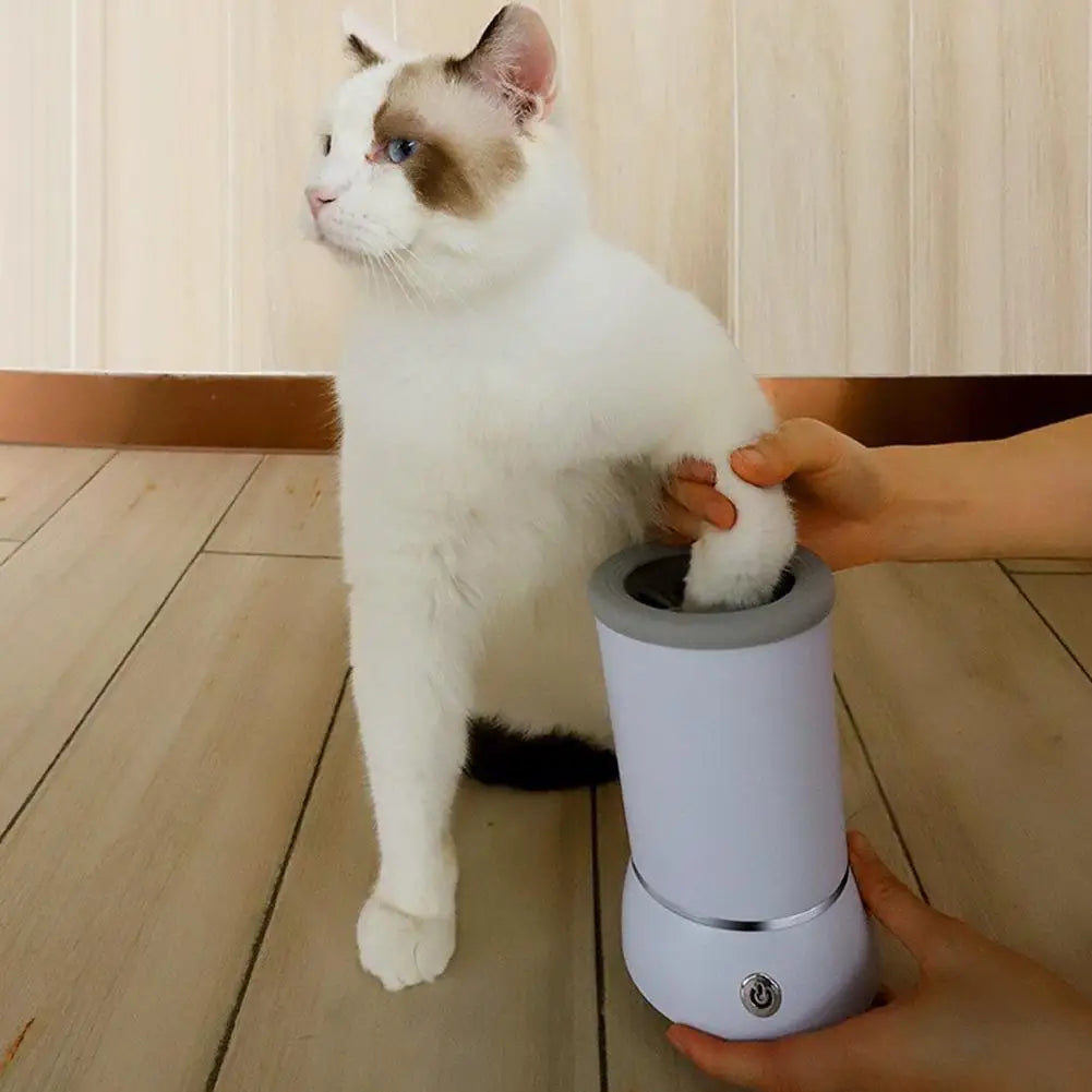 Effortless Clean Paws: The Ultimate Portable Electric Dog Paw Washer for Small to Medium Pets