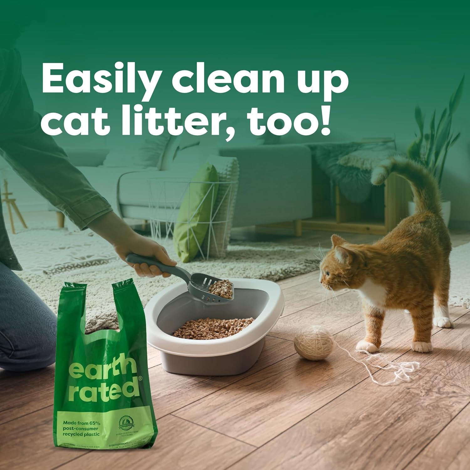 Dog Poop Bags with Easy-To-Tie Handles, Extra Wide Opening, Dispensing Boxes, Guaranteed Leakproof, Lavender, 600 Handle Bags