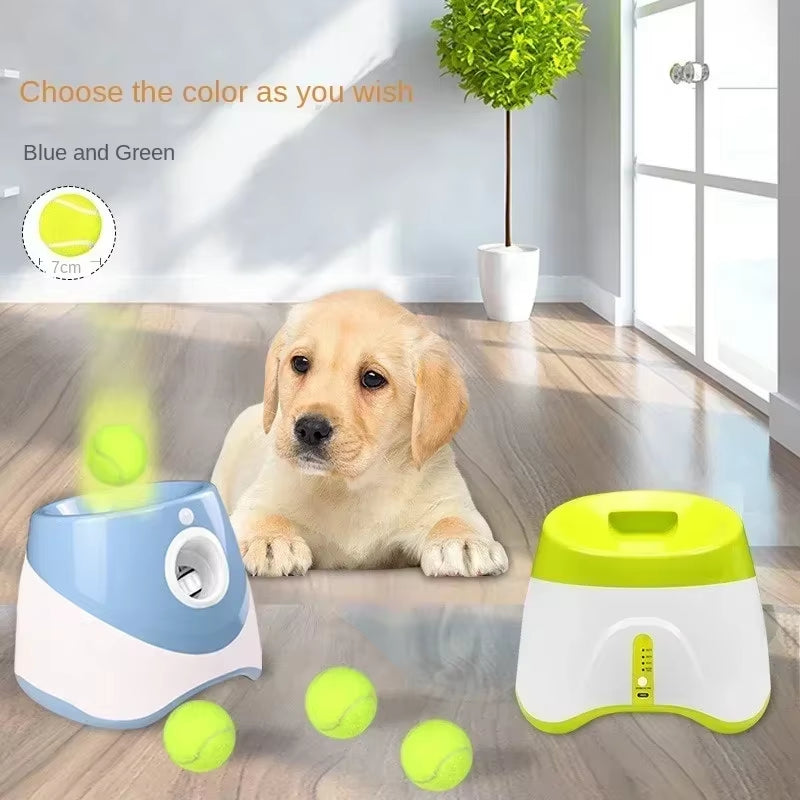 Revolutionary Automatic Dog Ball Launcher - Keep Your Pup Active and Engaged with Our Tennis Ball Catapult!