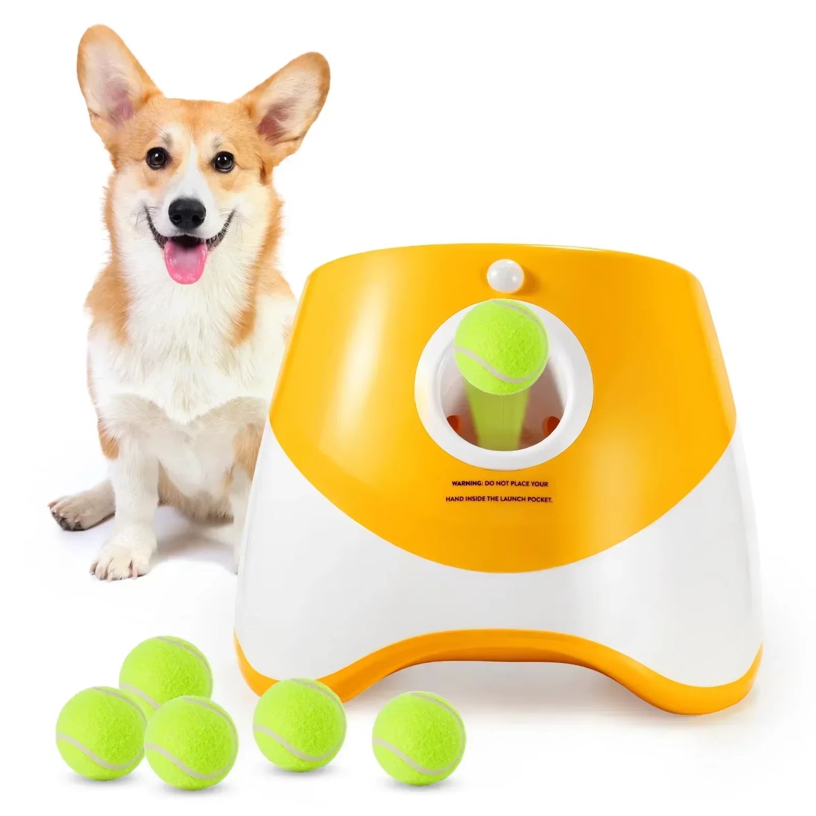 Revolutionary Automatic Dog Ball Launcher - Keep Your Pup Active and Engaged with Our Tennis Ball Catapult!