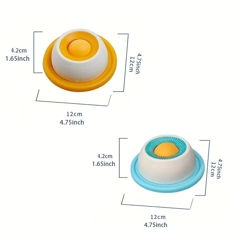 Interactive Dog & Cat Lick Bowl with Slow Feeder - Relieve Anxiety & Enhance Training for Puppies and Kittens