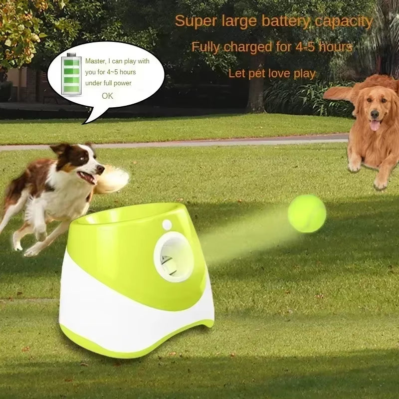 Revolutionary Automatic Dog Ball Launcher - Keep Your Pup Active and Engaged with Our Tennis Ball Catapult!