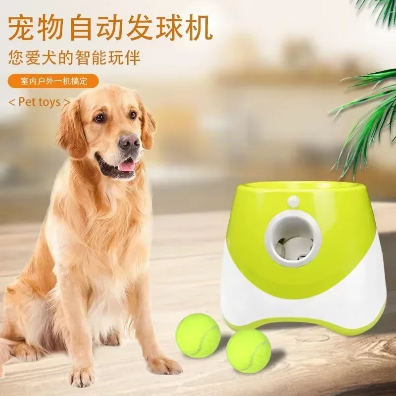 Revolutionary Automatic Dog Ball Launcher - Keep Your Pup Active and Engaged with Our Tennis Ball Catapult!